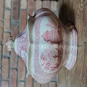 WR & CO MARCELLA LIDDED SUGAR BOWL TUREEN